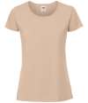 SS720 614240 Fruit of the Loom Ladies Iconic 195 T-Shirt Desert Sand colour image